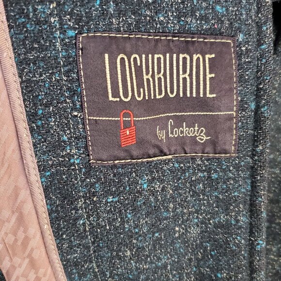 Vintage Lockburne By Locketz Wool Blend Overcoat Size 42 Dark Grey 50" Long - Picture 3 of 12